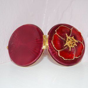 NEW Enameled Mirrored Compact